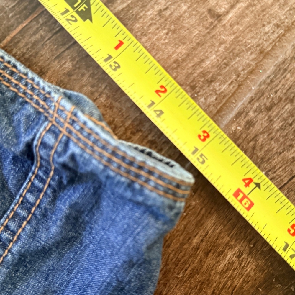 GAP Y2K Womens Denim Paneled Contrast Stitch Flared A-Line Skirt,Medium Wash, 8 - Picture 6 of 7